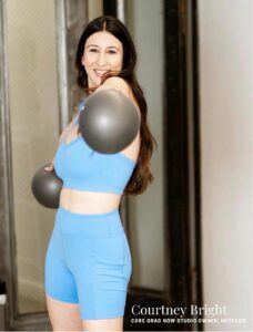 Courtney Bright Studio Owner and Core Pilates NYC graduate.